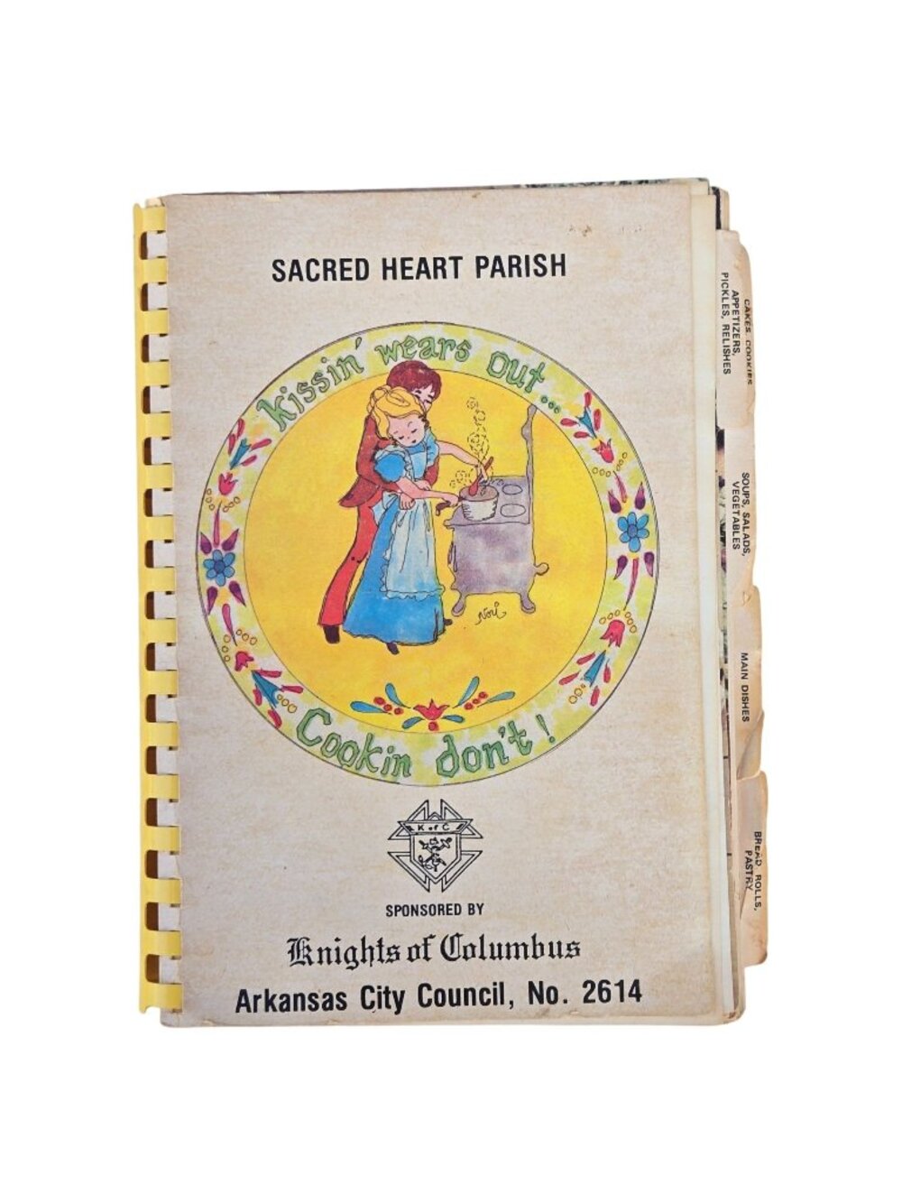 Arkansas City KS Cookbook Sacred Heart Parish Knights Of Columbus 1979 1980